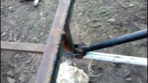 Механический подьем кузова на самодельном прицепе!!! 3я часть постройки!