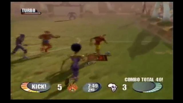 Sega Soccer Slam Playthrough 3 2nd half - Me (El Fuego) смотреть онлайн
