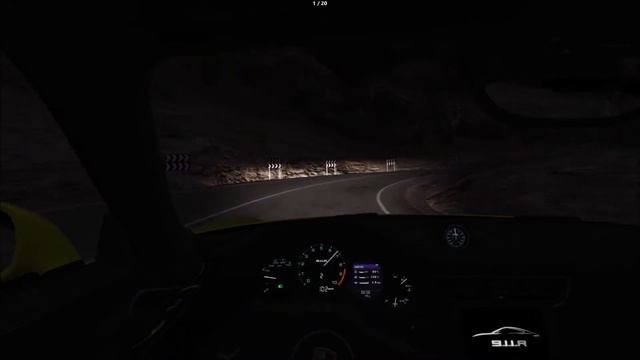 Assetto Corsa: The Tajo Hillclimb (traffic version) at Night!!! смотреть онлайн