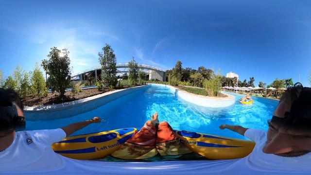 Aquaticum Debrecen Lazy River 360° VR POV Onride смотреть онлайн