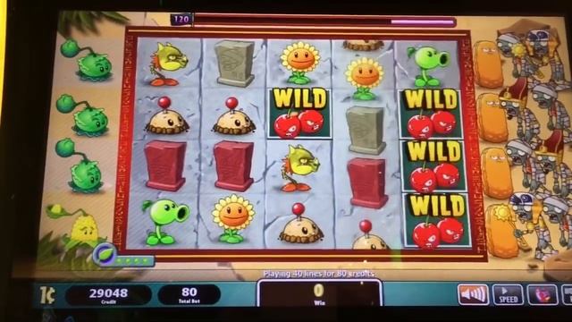 Plants VS Zombies 3D Slot Machine Bonuses and Live Play -- BIG WINS смотреть онлайн
