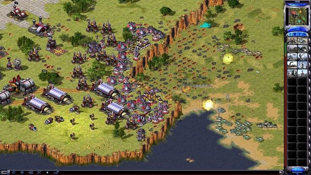 Red Alert 2 | Extra Hard AI mod | Colossus extra money | France vs 7 random смотреть онлайн