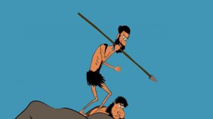 мультфильм Древний человек