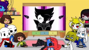 Реакция андертейла на - Grifflnilla HARD DRIVE Mettaton song.