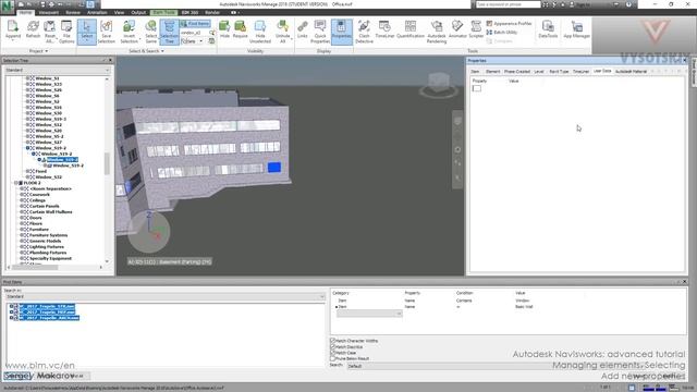 VC: Autodesk Navisworks: 7.06. Add new properties смотреть онлайн
