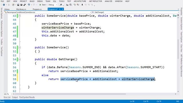 Рефакторинг .NET приложений. Урок 4. Упрощение условных выражений смотреть онлайн