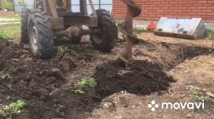 Ямобур на минитрактор