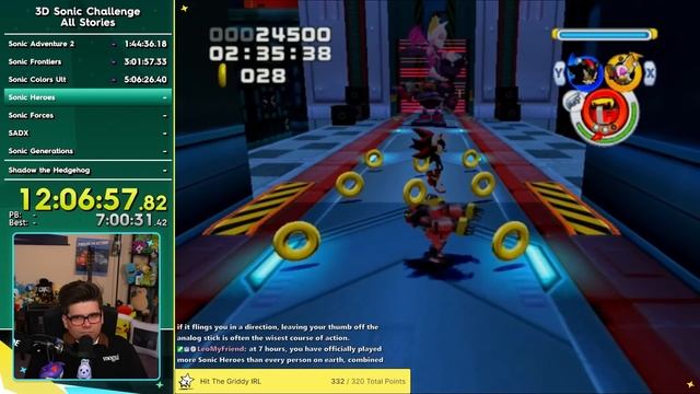 How many 3D Sonic Games can a Speedrunner beat in 24 Hours? смотреть онлайн
