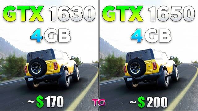 GTX 1630 Vs GTX 1650 - Test In 10 Games