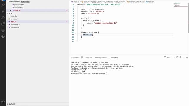 Create, modify and delete VM instance in GCP using Terraform смотреть онлайн