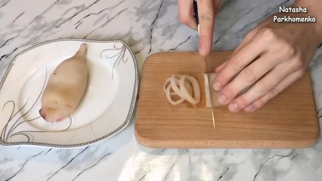 ПОТРЯСАЮЩИЙ САЛАТ С КАЛЬМАРАМИ БЕЗ МАЙОНЕЗА!!! / Cаlamari Salad