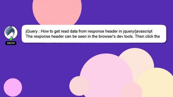 jQuery : How to get read data from response header in jquery/javascript