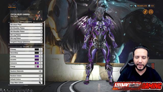 Excalibur Umbra Fashion Frame: Caduto/Zato/voidshell/proto | Warframe смотреть онлайн