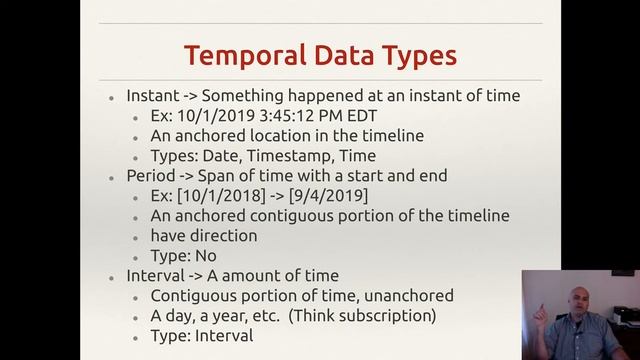 What are Temporal Databases? How databases automatically retain history (temporal data). смотреть онлайн