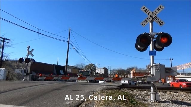 Railroad Crossings of the CSX S&NA South Subdivision Part 1 смотреть онлайн