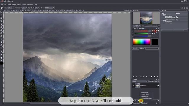 AliveColors: How to Use Adjustment Layers смотреть онлайн
