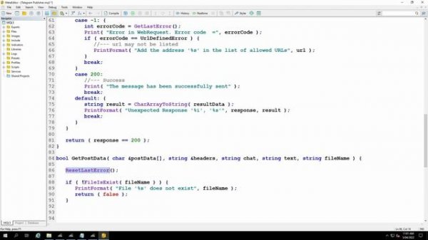 Send Text and Images to Telegram from MT4 and MT5
