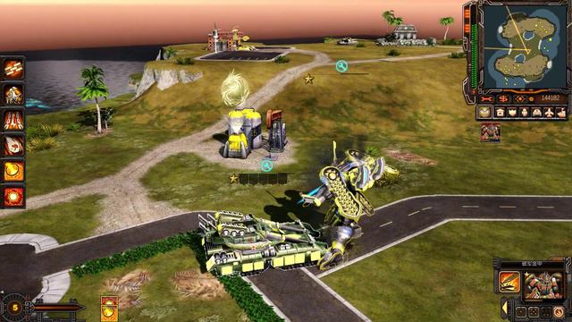 C&C Red Alert 3 Corona mod: Heroic Legion Breaker vs Heroic Union Heavy Tank смотреть онлайн