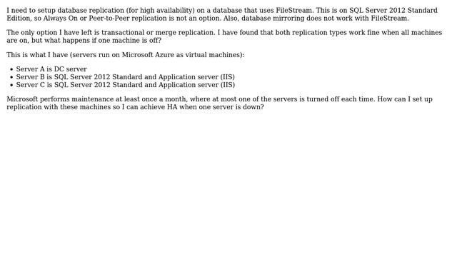 Databases: Replication with FileStream (2 Solutions!!) смотреть онлайн