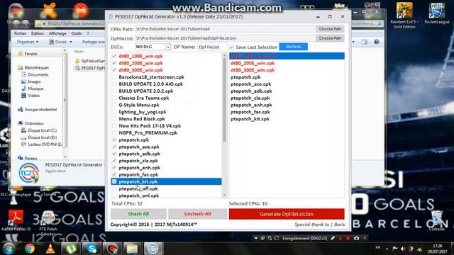 حصريا شرح اداة Dpfilelist Generator 1.3v لتفعيل اضافات بيس 2017 смотреть онлайн