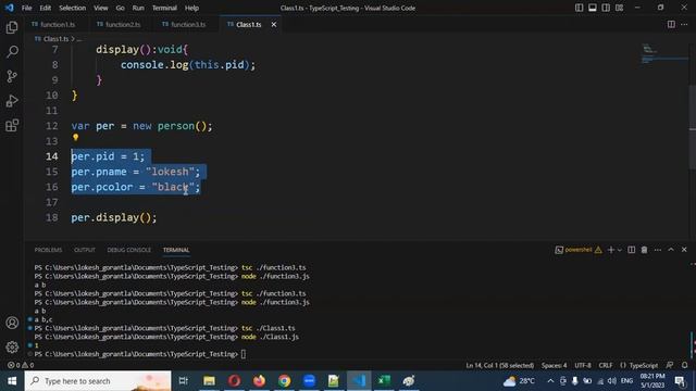 Part 13: Class | Object | Constructor in TypeScript смотреть онлайн
