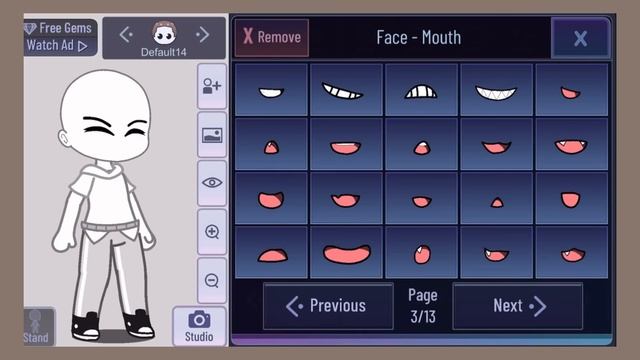 Making Roblox faces in Gacha club! (Part 3) смотреть онлайн