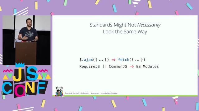 Make Web Not War - Dominik Kundel - JSConf US 2019 смотреть онлайн