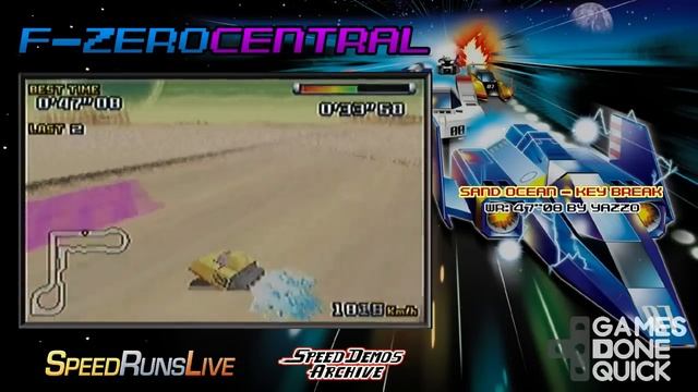F-ZERO Climax: 46"91 on Sand Ocean - Key Break смотреть онлайн