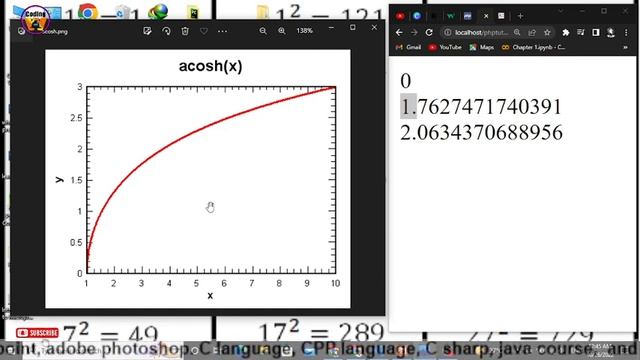 PHP Acosh Function | PHP Math Functions смотреть онлайн
