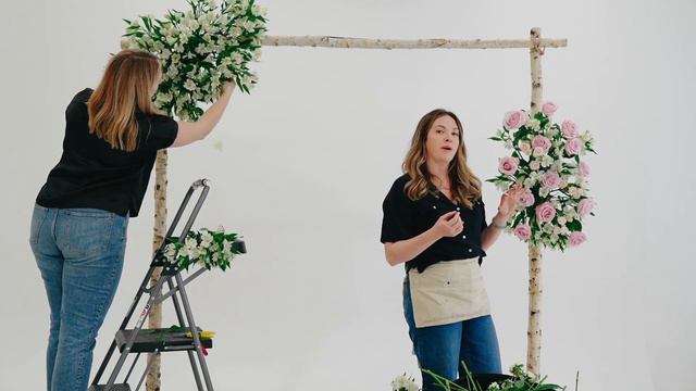 Aspen Arch Tutorial | Affordable DIY Wedding Arch by Flower Moxie смотреть онлайн