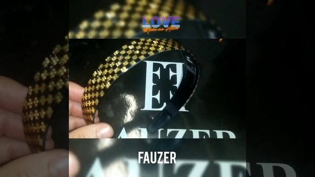 Ободок с шахматным узором золотистый FAUZER смотреть онлайн