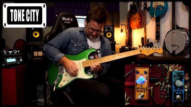 Tone City Blues Man & Golden Plexi 2 in a track with Fender Player Plus HSS Strat смотреть онлайн
