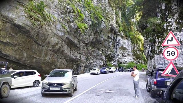 Юпшарский каньон. Юпшара. Рицинский национальный парк. Абхазия Заповедник Горы Ущелье Дорога в гора смотреть онлайн