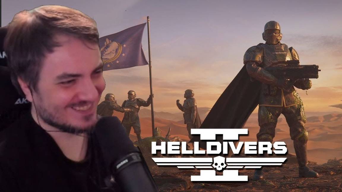 Мэддисон защищает демократию от жуков в Helldivers 2 смотреть онлайн