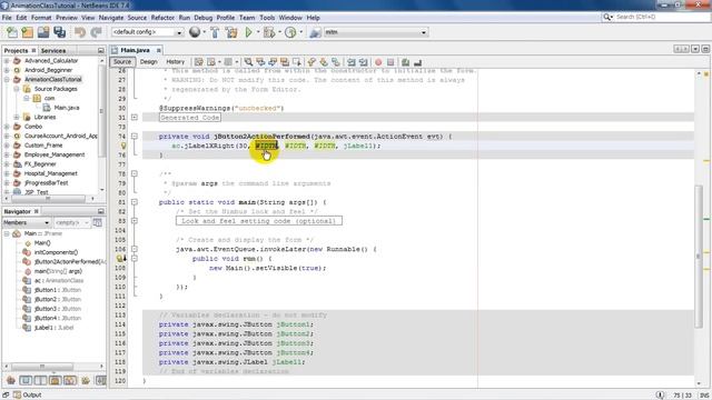 Java Animation Class Tutorial смотреть онлайн