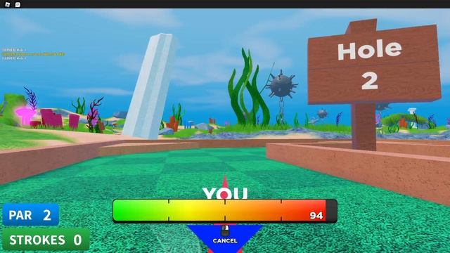 roblox super golf atlanatis hole 2 hole in one смотреть онлайн