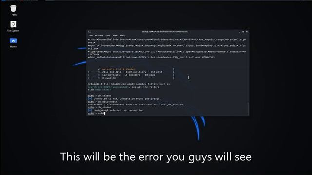 How to solve Metasploit Database no connection | Easiest Way (2021) | 100% WORKING смотреть онлайн
