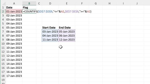 How to test if a date is between multiple ranges in excel смотреть онлайн