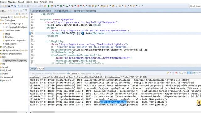 Custom Log Files | logback.xml Understanding | Best Practices Logging Files | Create Custom Logging смотреть онлайн