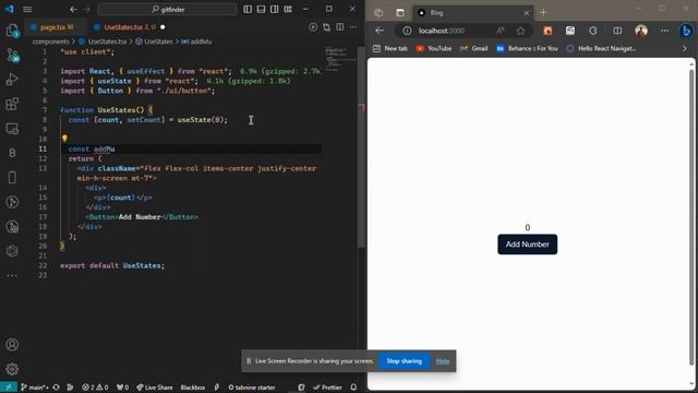 React useState Hook Tutorial: Simple State Management in Functional Components #reactjstutorial смотреть онлайн