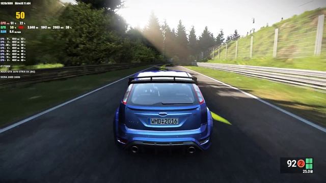 Project CARS - i7 7700K+ASUS GTX 1070 Strix Ultra Settings смотреть онлайн