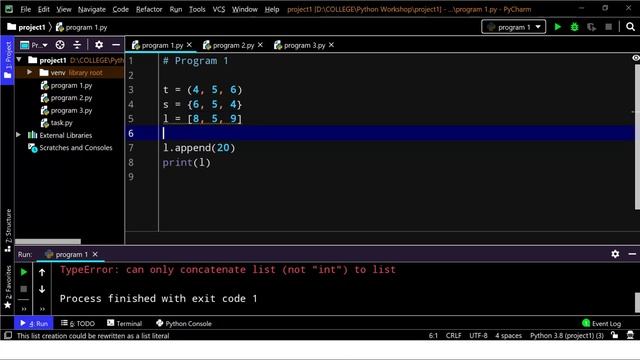Lecture Coding Data-types:- Python Beginner Course смотреть онлайн