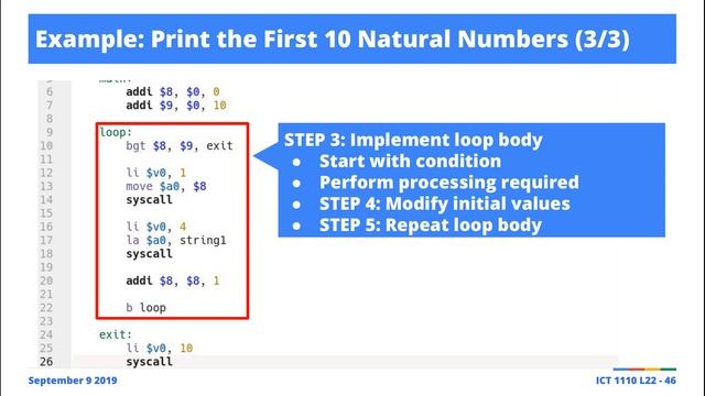 [Excerpts] MIPS Assembly Language: Printing a Range of Natural Numbers Using Loops смотреть онлайн