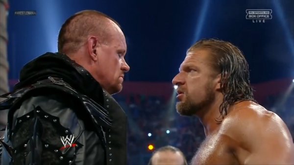 Гробовщик vs Игрок, Hell in a Cell - WWE WrestleMania XXVIII (RU)