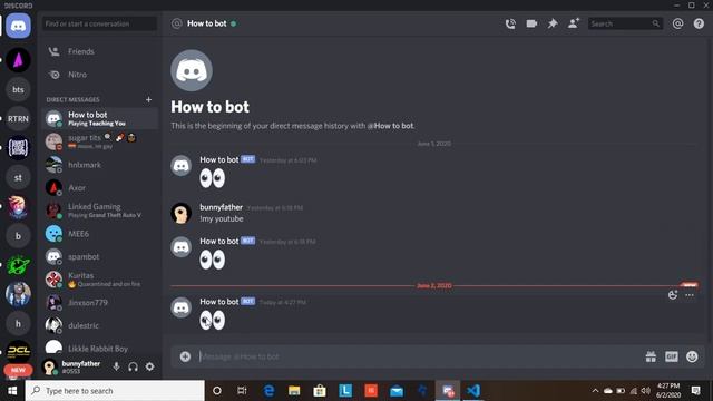 How to make a discord bot send messages to a user смотреть онлайн