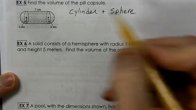 Geometry Unit 10 Day 4 notes Volume of Sphere and Composite Solids смотреть онлайн