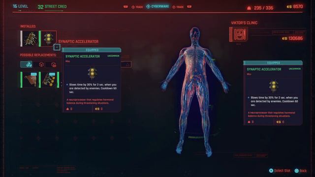 Cyberpunk 2077 Slowing Down Time Cyberware & Super Jump PS5 Gameplay смотреть онлайн