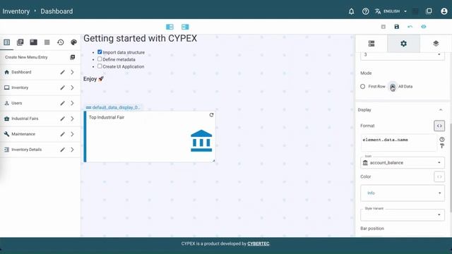 9.2 CYPEX Data Display Element - Application Designer | CYBERTEC PostgreSQL Rapid App Dev смотреть онлайн