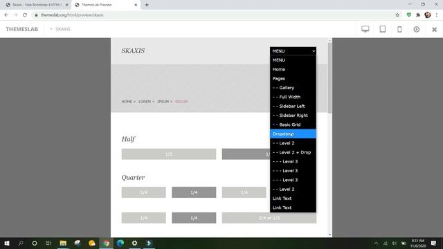 Skasis : Free Bootstrap 4 HTML5 Multipurpose Website Template смотреть онлайн