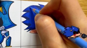Drawing FRIDAY NIGHT FUNKIN' -All Sonic Mods / Sonic HD / Metal Sonic / Minus Sonic.exe